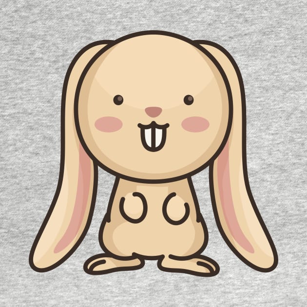 Cute Baby Rabbit Cartoon by SLAG_Creative